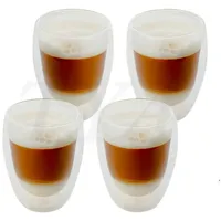 TYA Collection Latte-Macchiato-Glas Glas Doppelwandig Thermoglas Kaffee Swing Gläser 350 ml