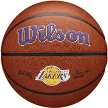 Wilson NBA Team Alliance Basketball, Mit Einer Pure Feel Oberfläche und Dual Depth Technologie, Verbesserte Luftstabilität, Farbe: Braun, 7