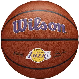 Wilson NBA Team Alliance Basketball, Mit Einer Pure Feel Oberfläche und Dual Depth Technologie, Verbesserte Luftstabilität, Farbe: Braun, 7