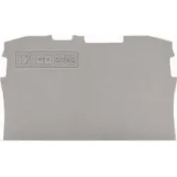 WAGO GmbH& Co. KG Abschluss-/Zwischenplatte grau 2002-1291