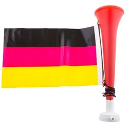 Deutschland Fan-Tröte mit Flagge