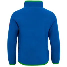 TROLLKIDS Nordland Fleece Mit Halbem Reißverschluss - Medium Blue / Green - 140 cm