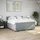 vidaXL Boxspringbett 180 x 200 cm Hellgrau