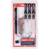 ARISTO mg1 Tuschefüller College 3er-Set 0,35/0,5/0,7 mm Schwarz
