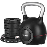 Vevor Verstellbare Kettlebell mit 7 Gewichtsstufen 1,5/3/4,5/6/7,5/9/10 kg