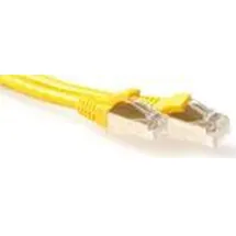 Act Yellow 15 meter LSZH SFTP CAT6A patch cable snagless with RJ45 connectors s/ftp Cat6a 15 m), Netzwerkkabel Gelb