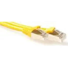 Act Yellow 15 meter LSZH SFTP CAT6A patch cable snagless with RJ45 connectors s/ftp Cat6a 15 m), Netzwerkkabel Gelb