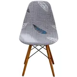 Esszimmerstuhlhussen Skandinavische Stuhlhussen für Esszimmer Stretch Skandinavische Stuhlhussen Stuhlbezüge in gebogener Form 4er Set