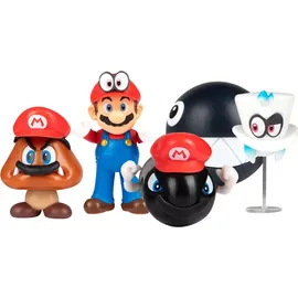 Jakks Pacific Super Mario Mario Odyssey 5er Pack, 6 cm