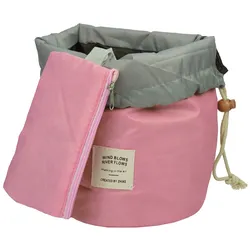 Kosmon Beauty Reise Beutel Fb. lachs/rosa Ø 16cm
