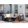gardenson Loungegarnitur Haiti 7-tlg. Schwarz