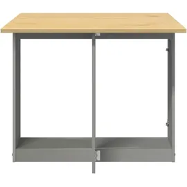 vidaXL Butterfly 92 x 75 x 92 cm grau