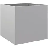 vidaXL Pflanzkübel 49 x 47 x 46 cm Silber