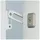 ABUS 7035 W Zusatzschloss Weiß