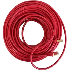 Vago-Tools CAT7 Patchkabel Netzwerkkabel rot 2m rund