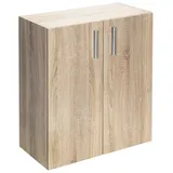 CASARIA Bücherregal Vela 77 x 60 x 30 cm Eiche braun
