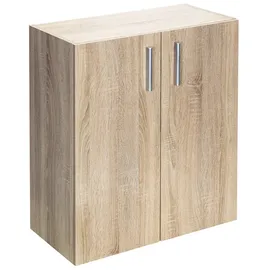 CASARIA Bücherregal Vela 77 x 60 x 30 cm Eiche braun