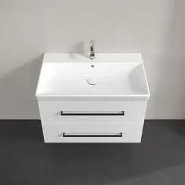 Villeroy & Boch Waschtischunterschrank 2 Auszüge 77,6 x 51,4 x 48,4 cm Weiß