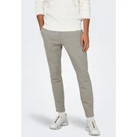 Only & Sons ONSMARK SLIM CHECK Chinohose Beige 36 34