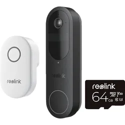 REOLINK D340B mit 64 GB lokalem Speicher 4MP 2K 2.4/5GHz WLAN Türklingel