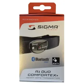 Sigma Brustgurt R1 Duo Comfortex+ schwarz
