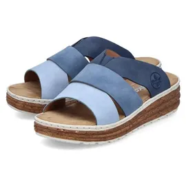 Rieker Pantolette Damen Blau 40