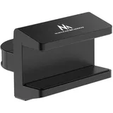 Maclean Brackets Maclean Universelle Steckdosenleistenhalterung für Masthalterungen | Robuste und platzsparende Lösung mit einfacher Montage | Kompatibel mit Steckdosenleisten von 40 bis 70 mm | MC-994