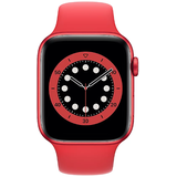 Apple Watch Series 6 GPS + Cellular 44 mm Aluminiumgehäuse (product)red, Sportarmband (product)red