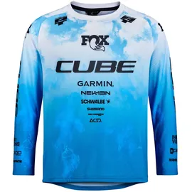 Cube MTB Trikot Rookie langarm L - blue