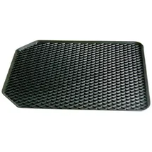 HP Autozubehör 16524 Fußschalenmatte Passend für (Auto-Marke): Universal Gummi (L x B x H) 55 x 45 x 4.5 cm Schwarz