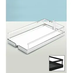 Ausz.rahmen-Einhängetablar, mit Rutschstopp, Arena STYLE 9277644, Stahl pulverb.