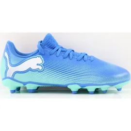 Puma Future 7 Play FG/AG Fußballschuhe Kinder 01 hyperlink blue/mint/white 38