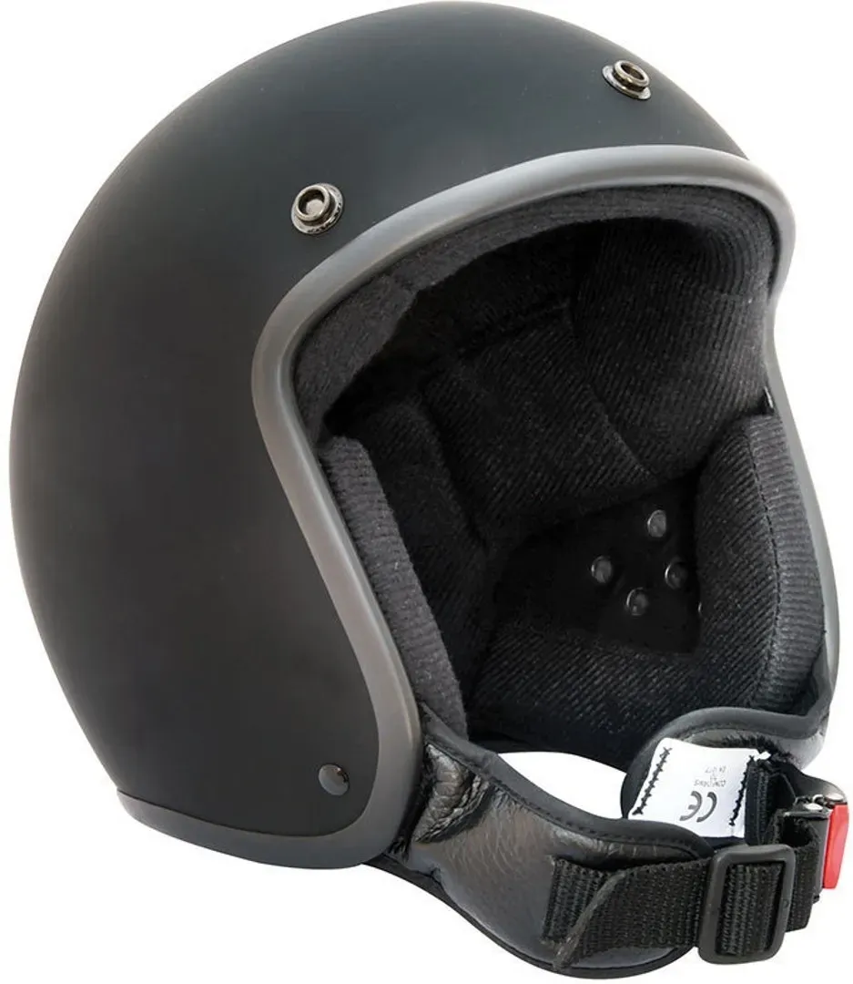 Bores Gensler Bogo III Black Edition Jethelm, schwarz, Größe 3XL für Männer