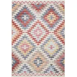 benuta Vintage-Teppich, Mehrfarbig, Beige, Kunststoff, Vintage, Rechteckig & im Style: Kelim, Ethno-style, Shabby Chic - Pflegeleicht für Wohnzimmer Schlafzimmer