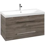 Villeroy & Boch Avento Waschtischunterschrank A89200RK 98x51,4x45,2cm, 2 Auszüge, wandhängend, Stone Oak