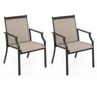 Costway Gartenstuhl 66 x 61 x 90 cm braun