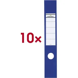 Durable Ordneretiketten 809006 Blau 60mm 10 Blatt