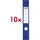 Durable Ordneretiketten 809006 Blau 60mm 10 Blatt