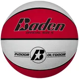 Baden Basic - outdoor Basketball, Ballgröße: 5, Farbe: Rot