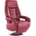 sit&more TV-Sessel Enjoy Kunstleder 74 x 109 x 77 cm Rot mit Motor und Aufstehhilfe