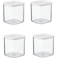 Mepal 4 Stück Vorratsdose Modula 2750 ml Weiß 106961030600