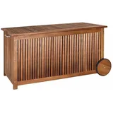 CASARIA Auflagenbox Akazienholz 120x55x60cm Innenplane