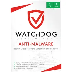 Watchdog Anti-Malware 2025 | 3 Geräte / 1 Jahr | Download + Produktschlüssel