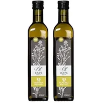 Ölmühle Solling Rapsöl BIO 500 ml nativ und kaltgepresst mühlenfrisch von der Ölmühle Solling (Packung mit 2)
