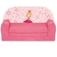 FORTISLINE – Kindersofa Mini ausklappbar 40x78x45cm - Kindersofa für Kinder 2in1 - Kindercouch ausklappbar - Schlafcouch aus Schaumstoff - Abnehmbarer Bezug - Viele Motive