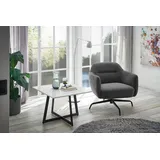 MCA Furniture Loungesessel Tajo - Feinflor Anthrazit
