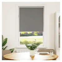 VidaXL Verdunkelungsrollo Grau 70x175 cm Stoffbreite 65,7 cm Polyester