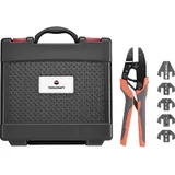 TOOLCRAFT Toolcraft, Zange, 2196772 Crimpzangen-Set Inkl. Crimpsortiment mit Koffer