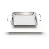 Weis 15284 Edelstahl Grillpfännchen 29,7 x 23,2 cm