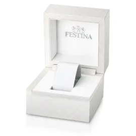 Festina F20458/2 36,5mm Ledergehäuse Blau Lederarmband Blau